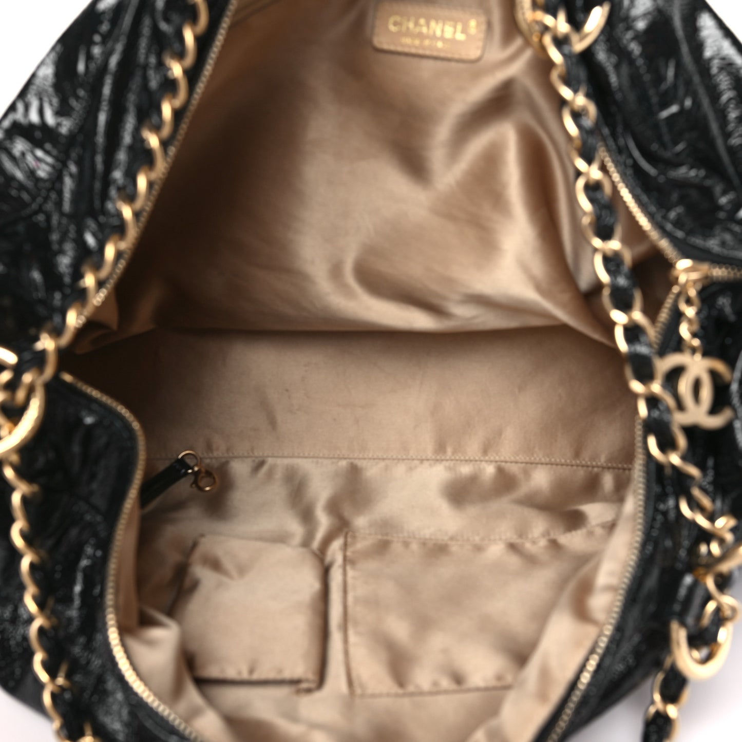 Vinyl XXL Rock and Chain Bowler Black