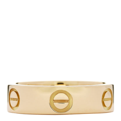 Cartier 18K Yellow Gold 5.5mm LOVE Ring 56 7.5 3 of 5