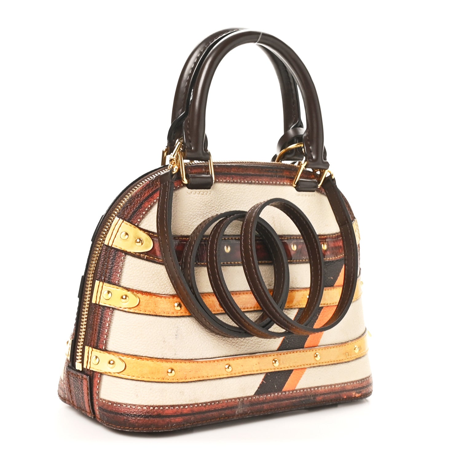Louis Vuitton Transformed Canvas Time Trunk Alma BB Beige 3 of 9