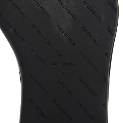 Balenciaga Smooth Calfskin Mens Cozy Slip-On Loafers 42 Black White 8 of 11