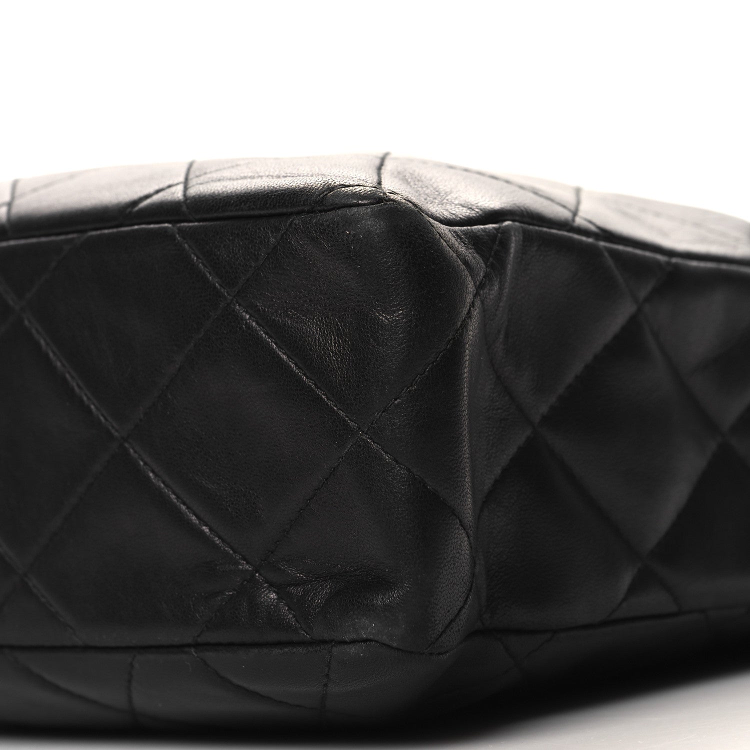 Chanel Lambskin Quilted Messenger Bag Black 11 of 13
