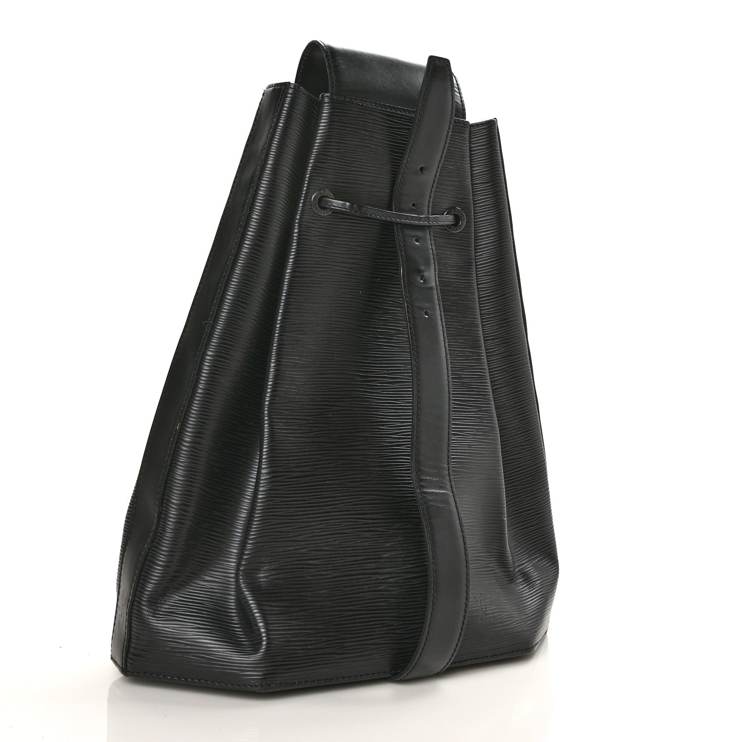 Louis Vuitton Epi Sac a Dos Drawstring Bag Black 4 of 17