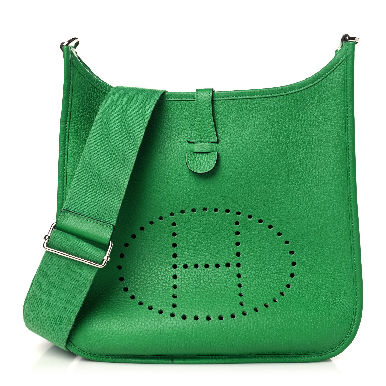 Hermes Taurillon Clemence Evelyne III PM Bambou 1 of 9