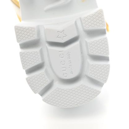 Gucci Nappa Platform Lug Sole Sandals 37 White Butter 5 of 9