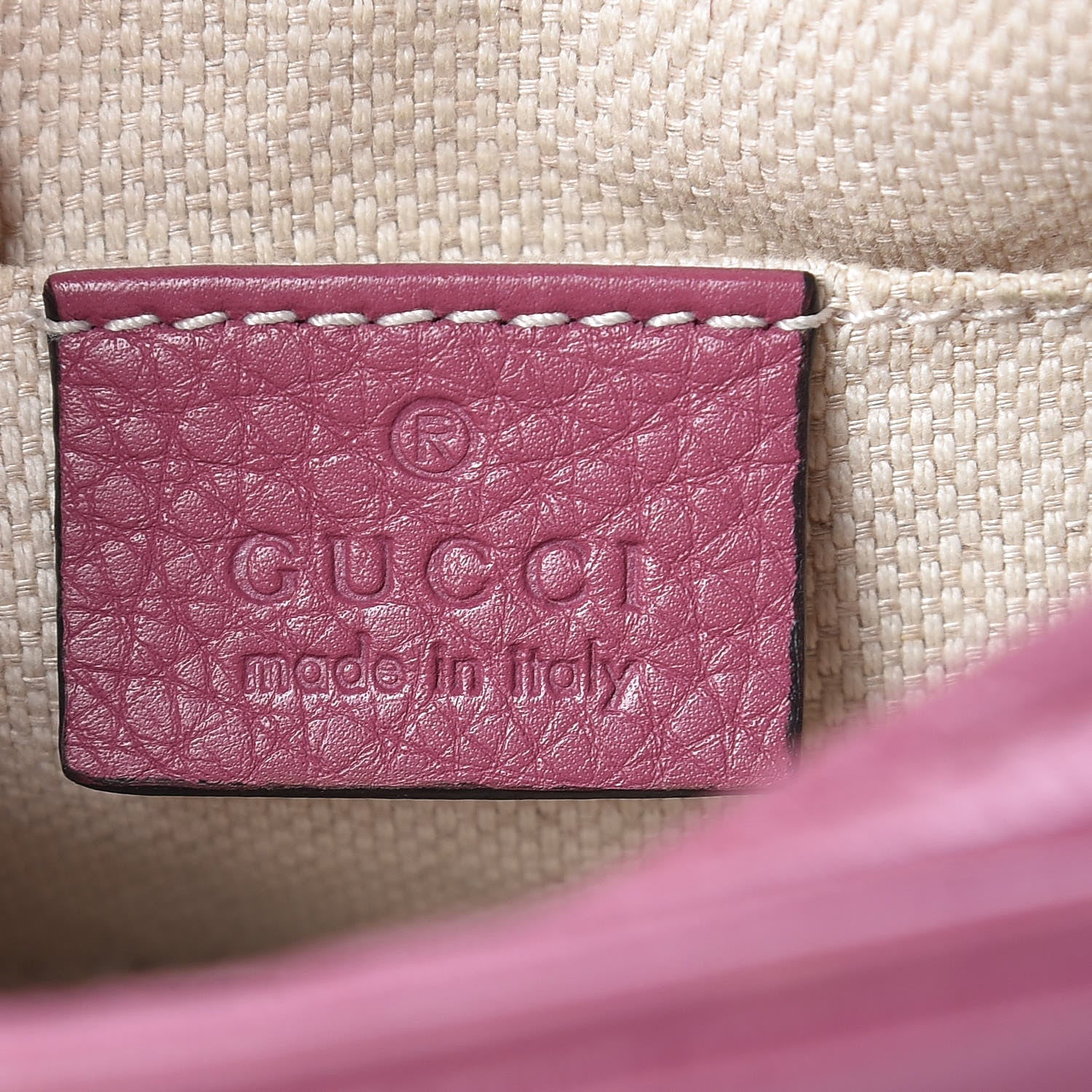 Gucci Cellarius Calfskin Mini Soho Chain Bag Peonia Flower 6 of 12