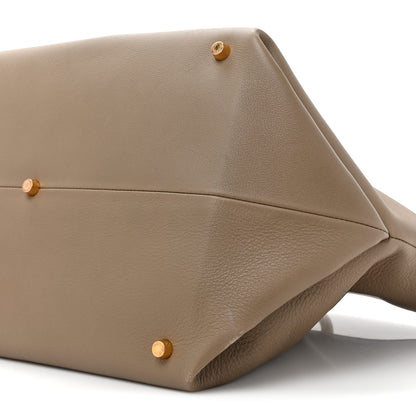 Khaite Pebbled Calfskin Medium Amelia Tote Taupe 7 of 13