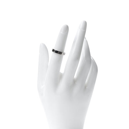 Cartier 18K White Gold 3.5mm LOVE Wedding Band Ring 49 4.75 2 of 5