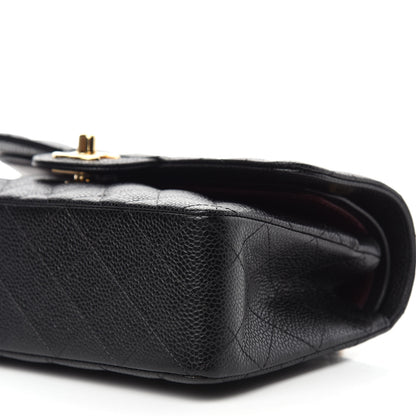 Chanel Caviar Quilted Small Double Flap Black 9 of 10