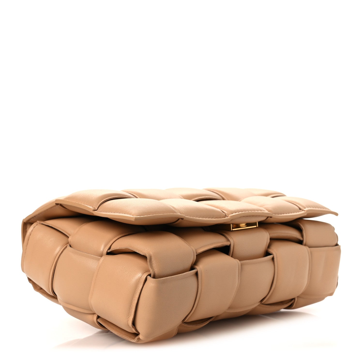 Bottega Veneta Nappa Maxi Intreccio Padded Cassette Crossbody Bag Almond 4 of 12