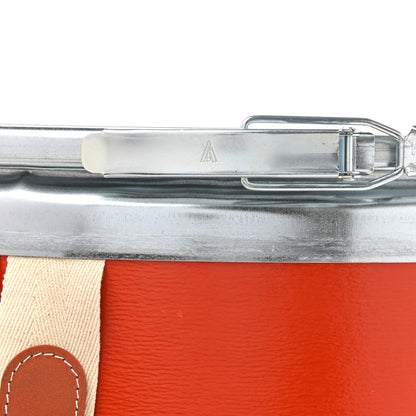 Hermes Kraft Paper Metal Canvas Smallbox Box Feu 11 of 22