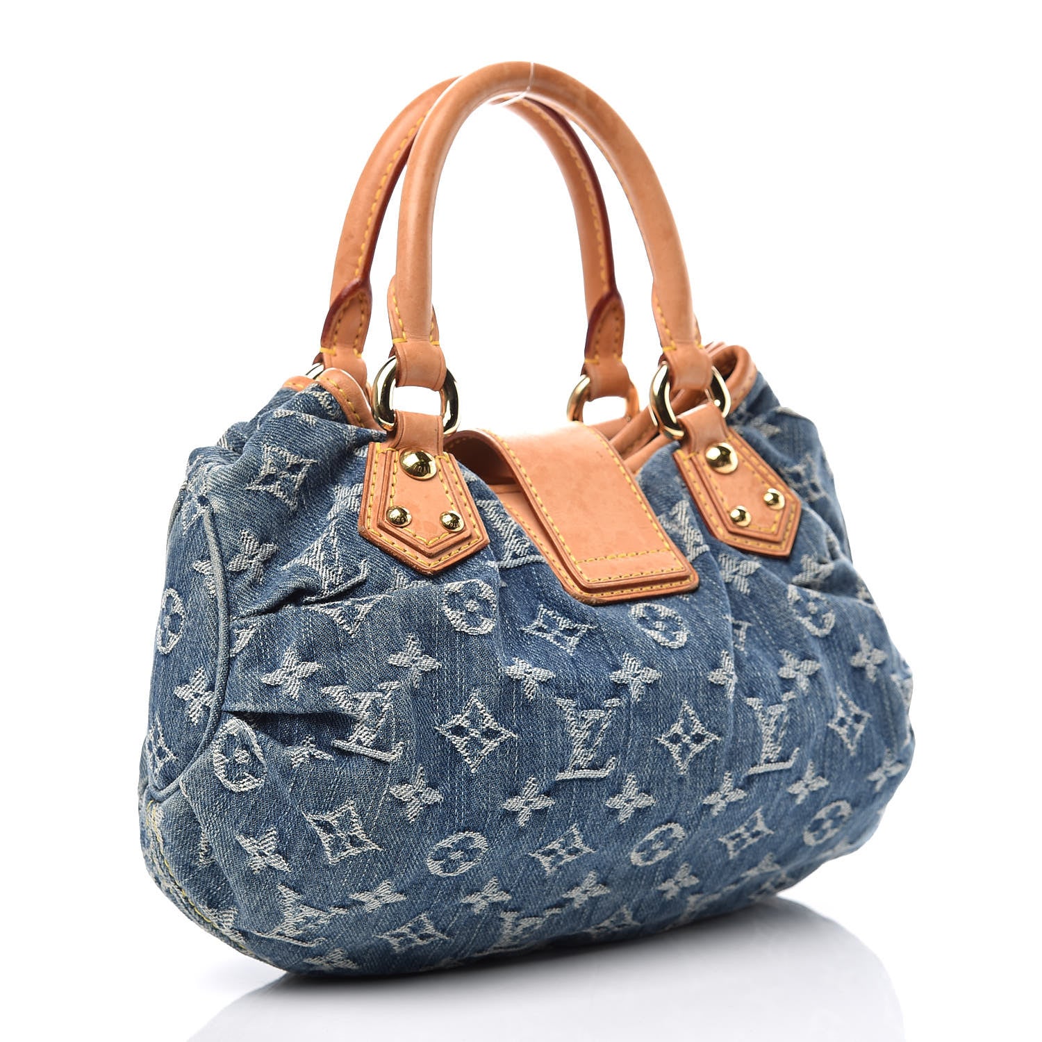 Louis Vuitton Monogram Denim Pleaty Blue 3 of 11