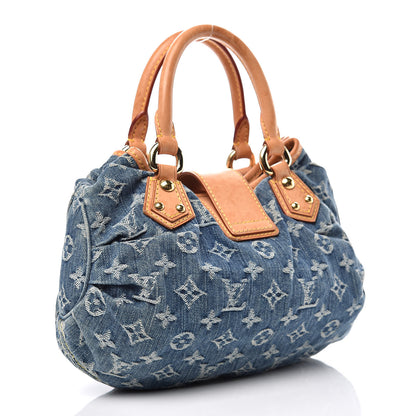 Louis Vuitton Monogram Denim Pleaty Blue 3 of 11