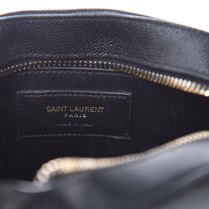 Saint Laurent Grain De Poudre Small Classic Monogram Camera Bag Black 6 of 10
