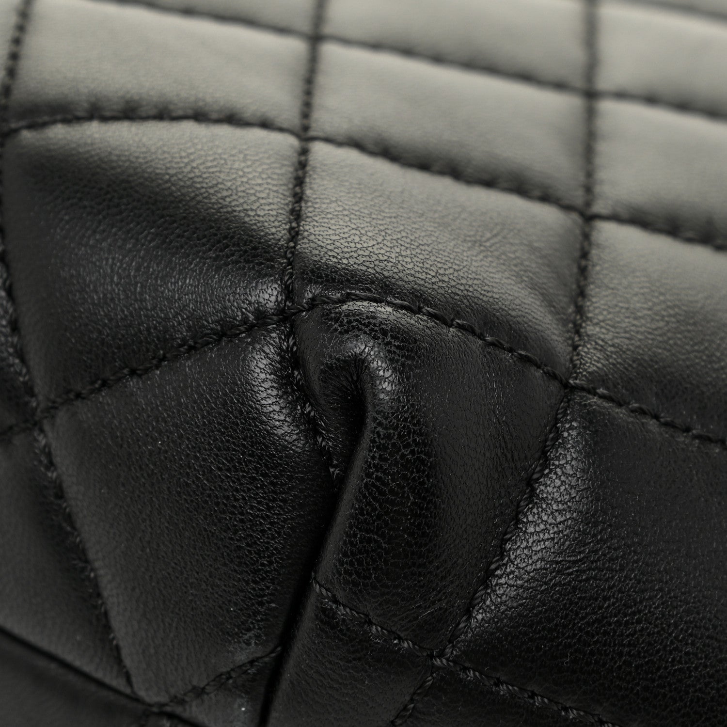 Chanel Lambskin Quilted Large Daily Supple Flap Black 15 of 20