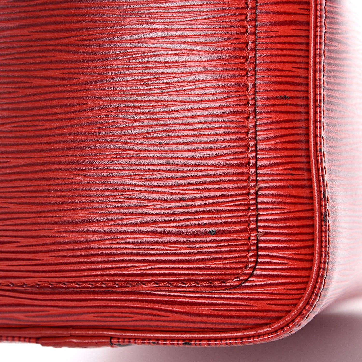 Louis Vuitton Epi Speedy 25 Castillan Red 14 of 18