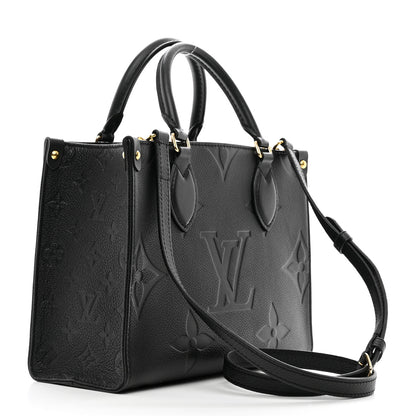 Louis Vuitton Empreinte Monogram Giant Onthego PM Black 3 of 9