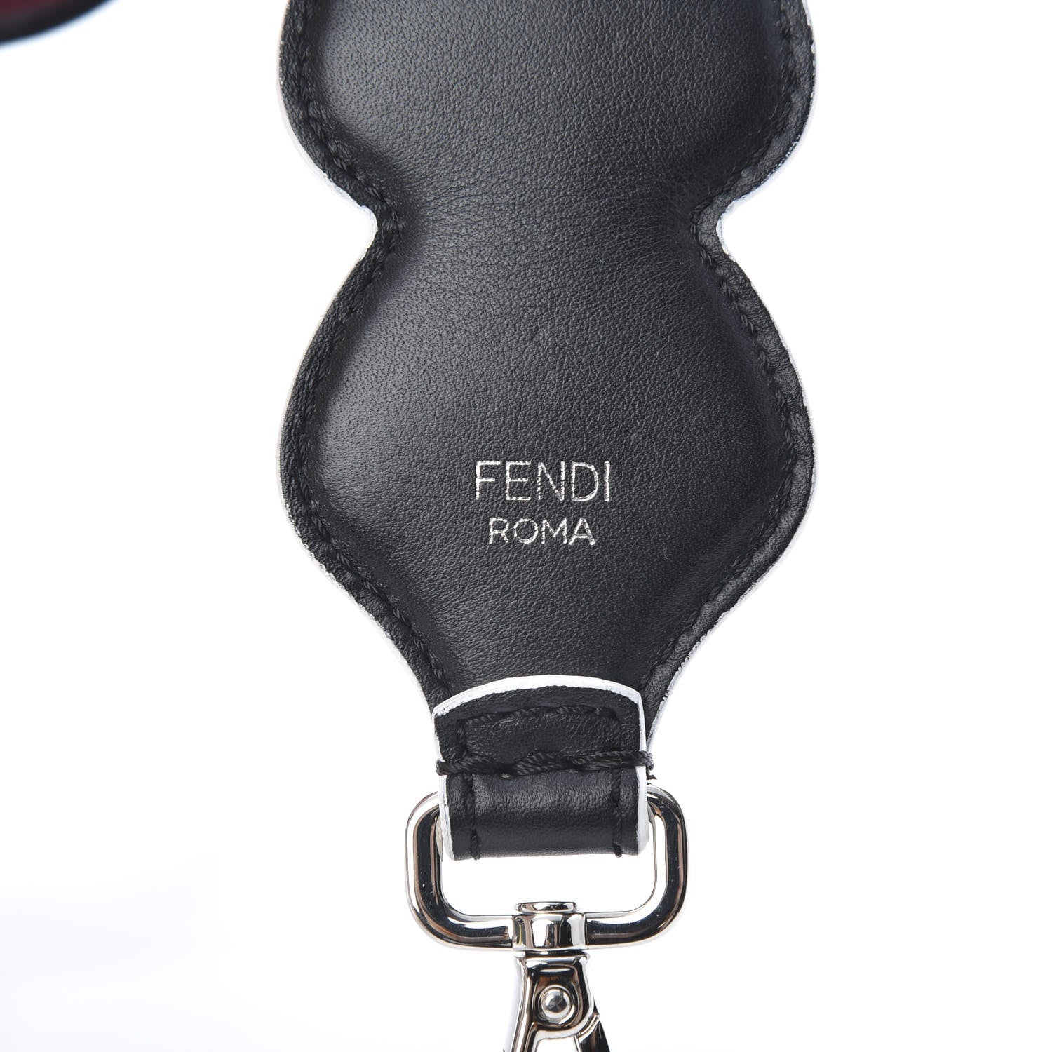 Fendi Vitello Dolce Heart Spike Studded Strap You Black Multicolor 3 of 4