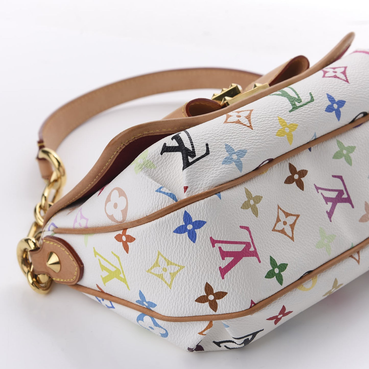 Monogram Multicolor Patti White