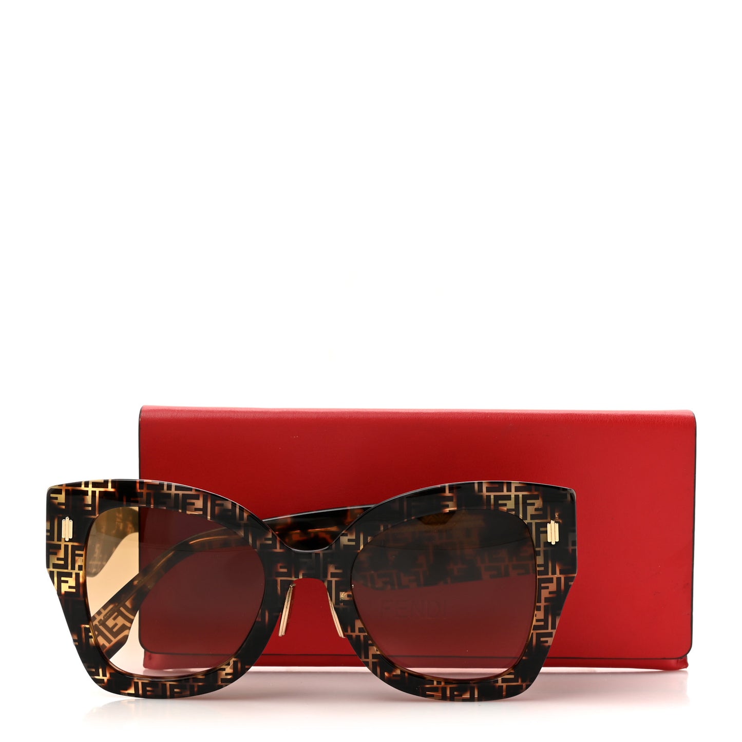 Acetate FF 53mm Sunglasses 0434/G/S Havana