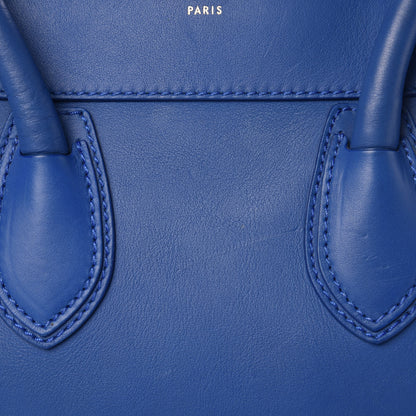 Celine Smooth Calfskin Mini Luggage Royal Blue 16 of 16