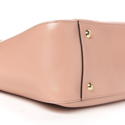 Fendi Vitello Glacier Small FF Tote Rosa Bourbon 8 of 10