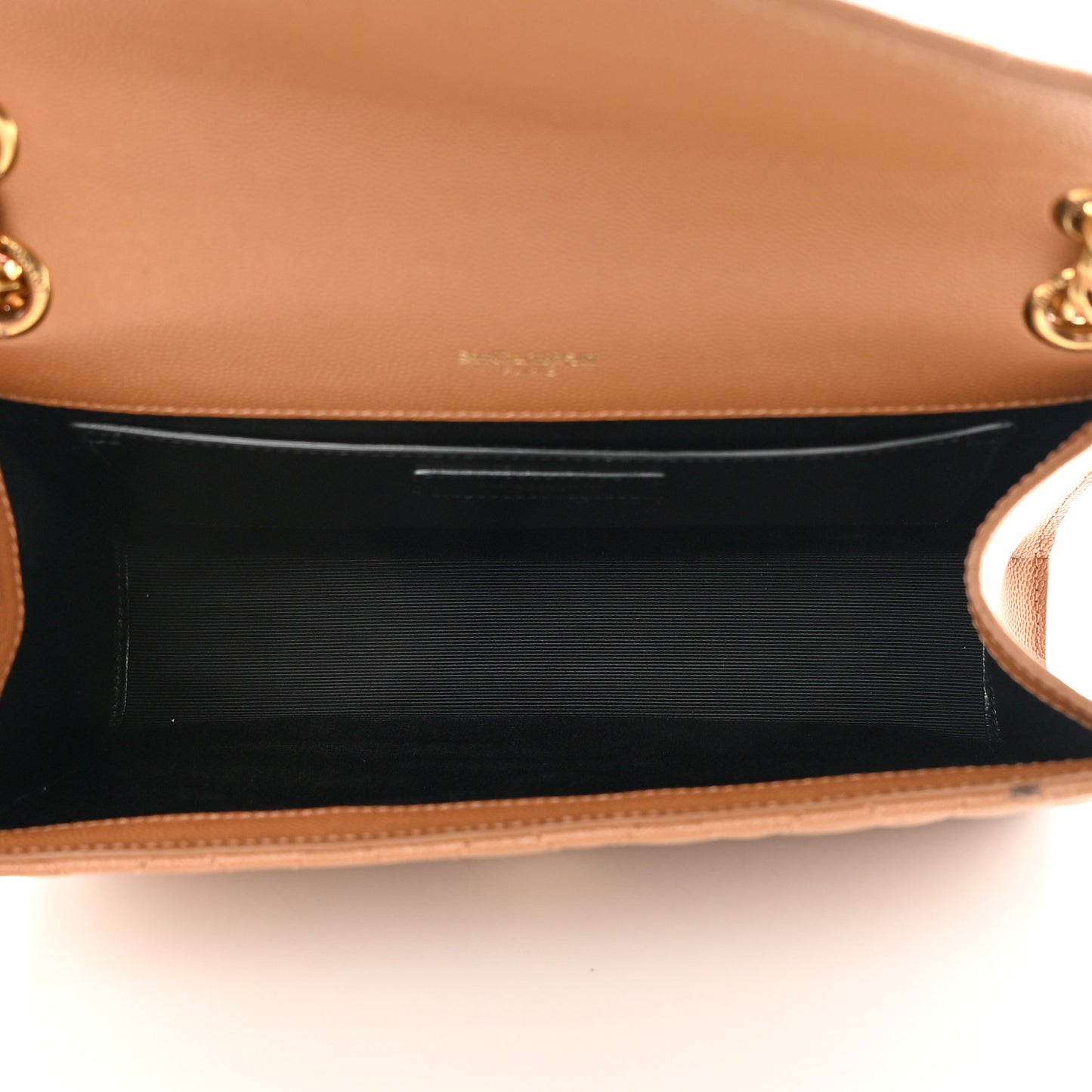 Grain De Poudre Textured Mixed Matelasse Triquilt Medium Monogram Satchel Dune