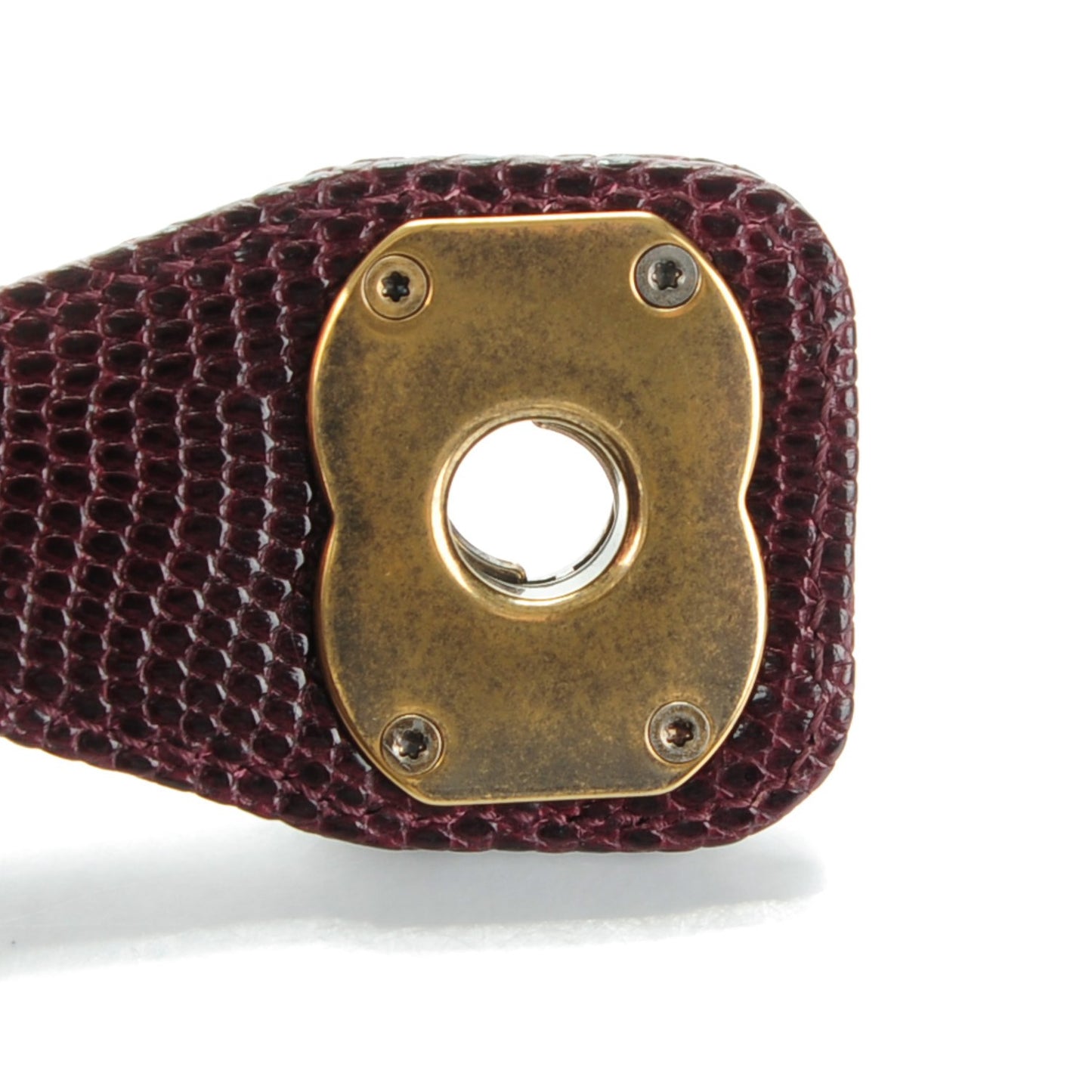Lizard Boy Clutch Burgundy