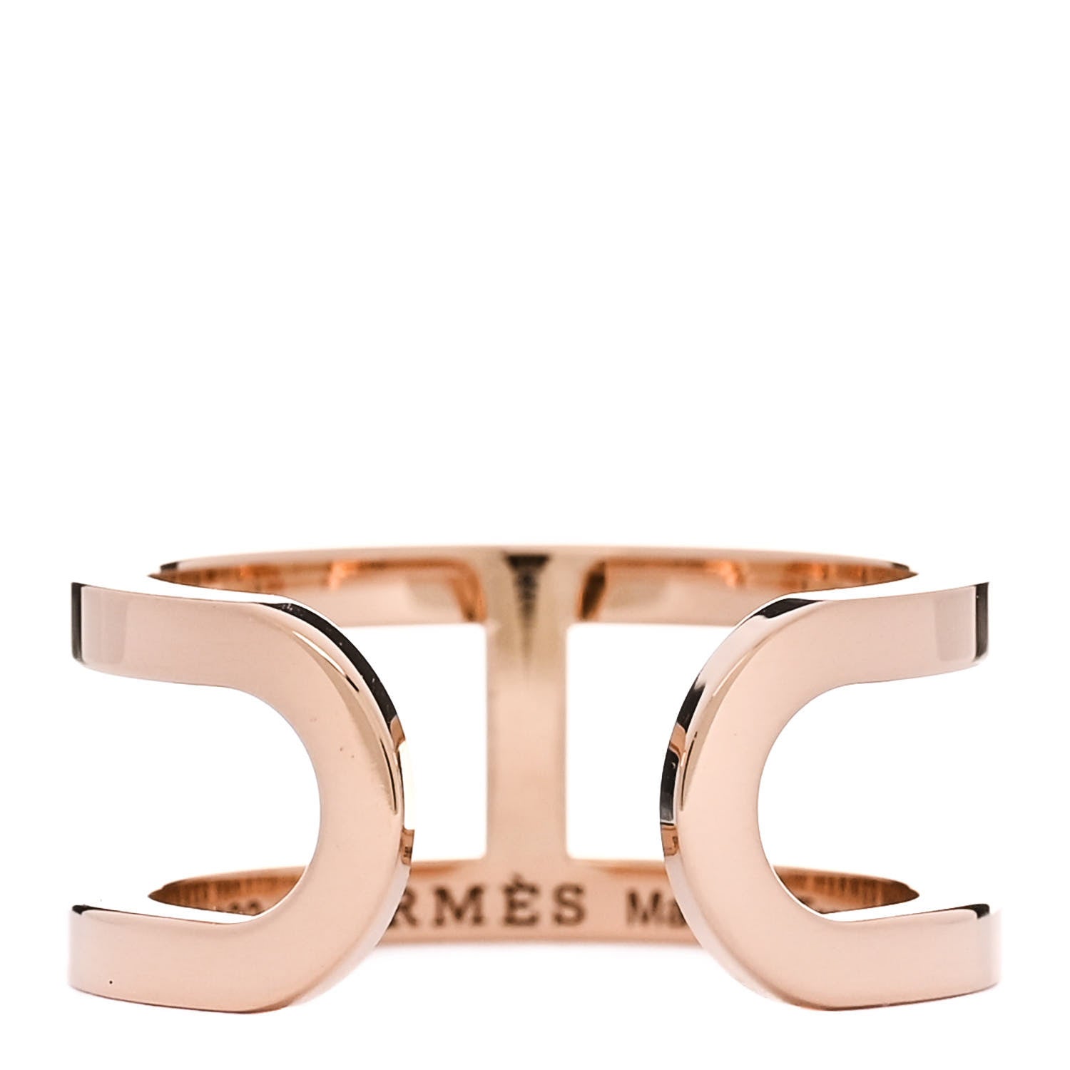 Hermes 18K Rose Gold PM Chain D'Ancre Ring 52 6 1 of 6