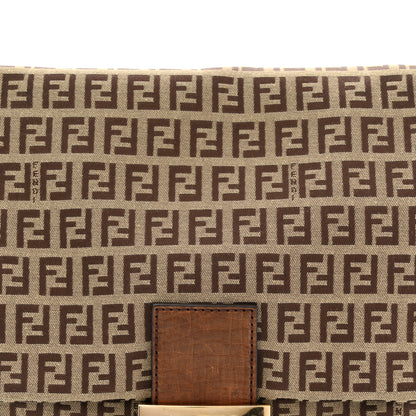 Fendi Zucchino Vitello Mama Baguette Mogano Panna Bruciato 8 of 10