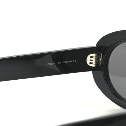 Celine Acetate Triomphe 01 Sunglasses CL 40194U Black 5 of 7
