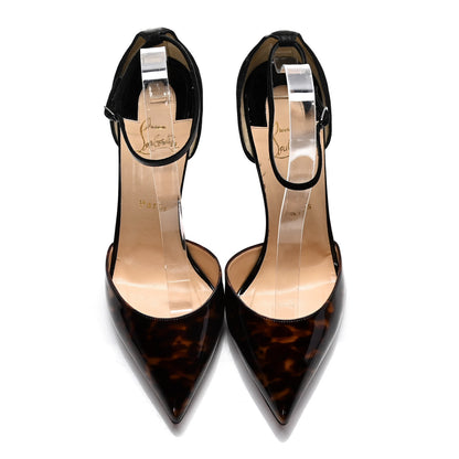 Christian Louboutin Patent Tartaruga Uptown 100 Pumps 41 Version Testa Di Moro 5 of 13