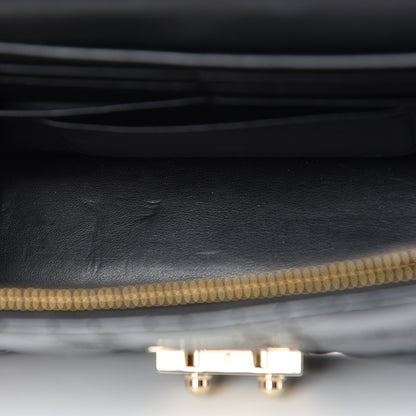Christian Dior Patent Cannage Miss Dior Promenade Pouch Black 9 of 10