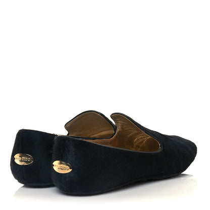 Jimmy Choo Pony Hair Weekend Slipper 37.5 Back 4 of 11