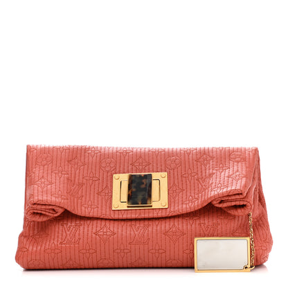 Louis Vuitton Calfskin Quilted Monogram Altair Clutch Rose 1 of 10
