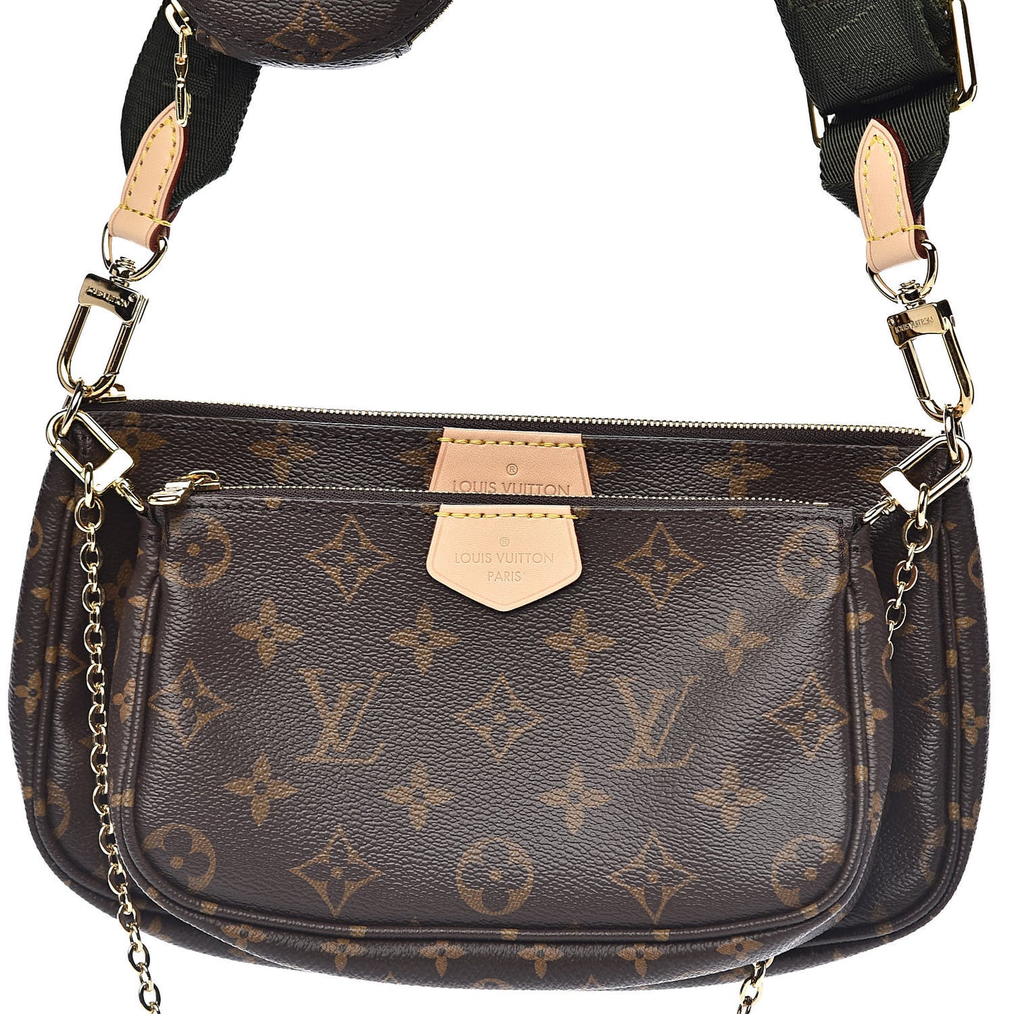 Monogram Multi Pochette Accessories Kaki