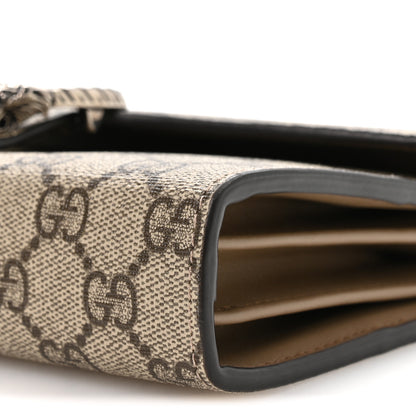 Gucci GG Supreme Monogram Mini Dionysus Chain Wallet Beige Taupe 10 of 11