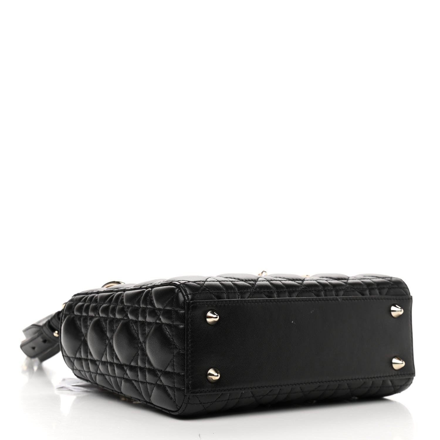 Christian Dior Lambskin Cannage Small My ABCDior Lady Dior Black 4 of 10