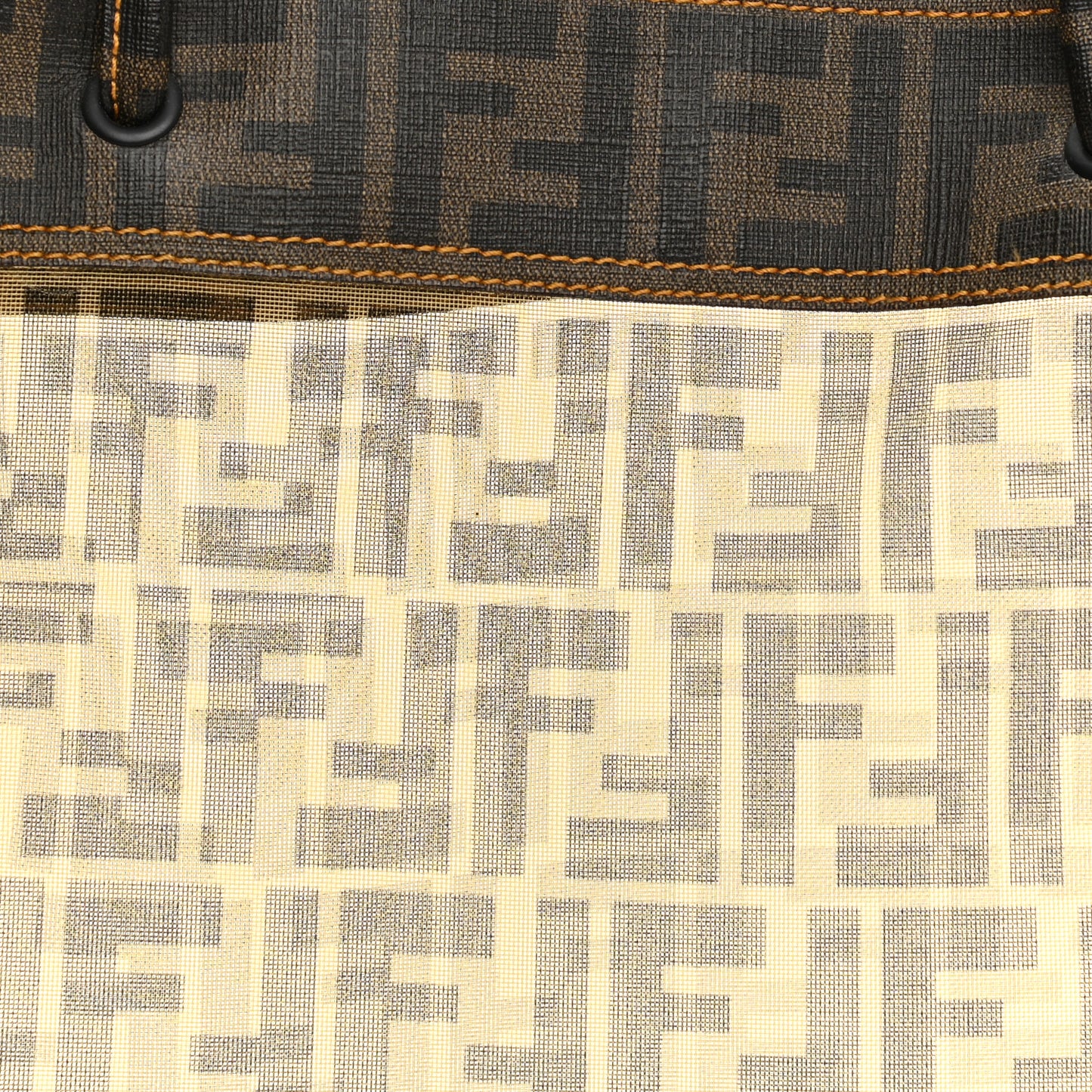 Mesh Glazed Fabric FF 1974 Tote Tobacco