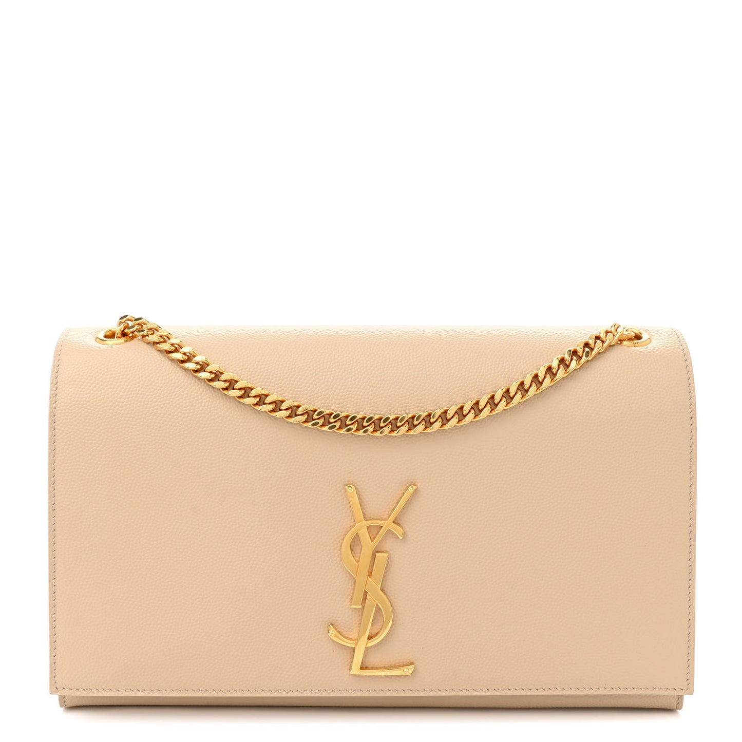 Grain De Poudre Medium Monogram Kate Satchel Nude Powder