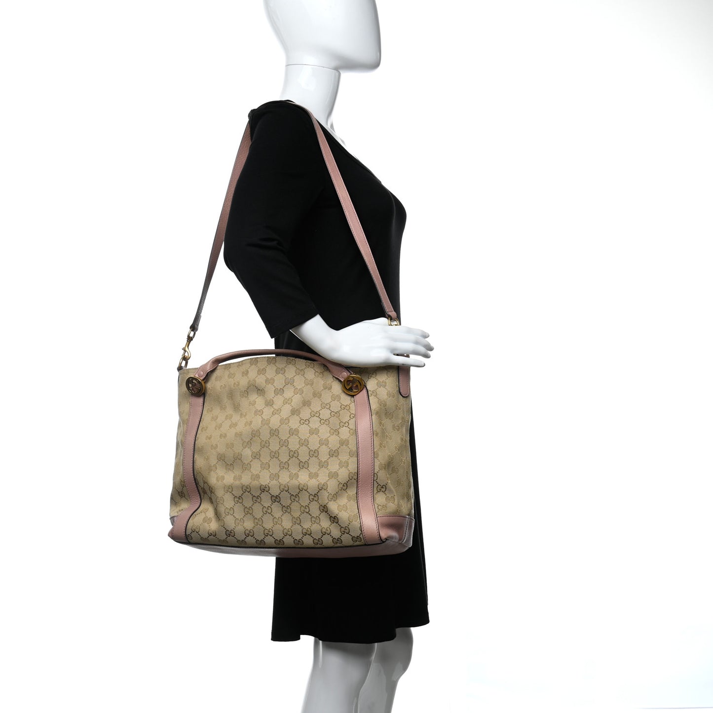 Monogram Medium Miss GG Top Handle Bag Pink