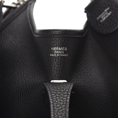 Hermes Taurillon Clemence Evelyne III PM Black 6 of 10