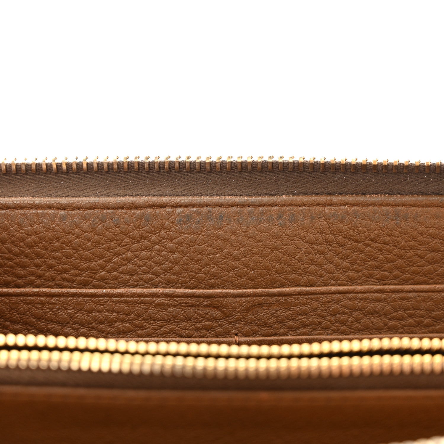 Prada Vitello Daino Zip Around Wallet Palissandro 10 of 17