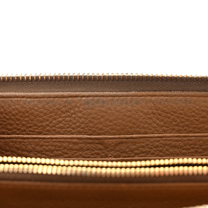 Prada Vitello Daino Zip Around Wallet Palissandro 10 of 17