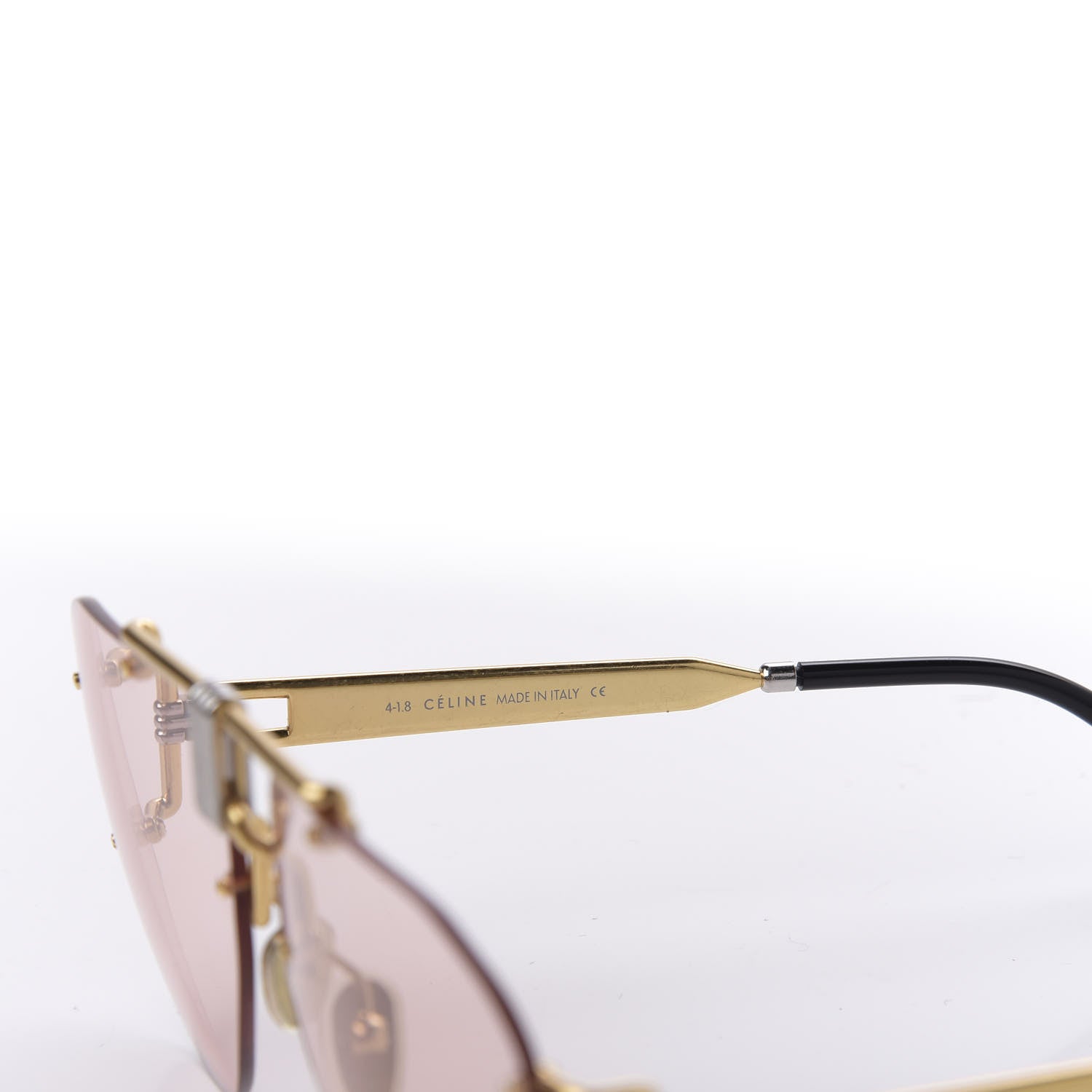 Celine Aviator Sunglasses CL 40039U/32S Gold Pink 5 of 6
