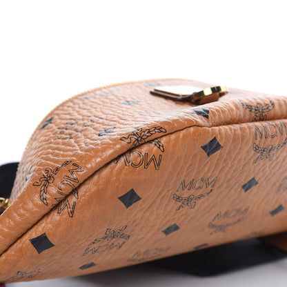 MCM Visetos Small Fusten Belt Bag Cognac 8 of 10