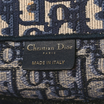 Christian Dior Oblique Medium Book Tote Blue Multicolor 6 of 9
