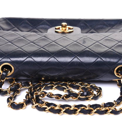 Chanel Lambskin Quilted Small Double Flap Navy 13 of 13