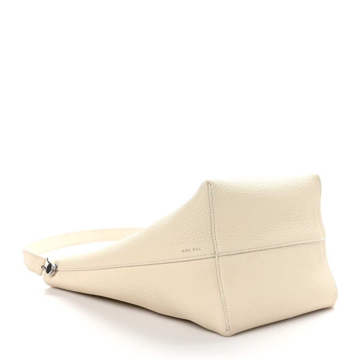 The Row Grained Calfskin Medium N/S Hook Tote Ivory 4 of 9