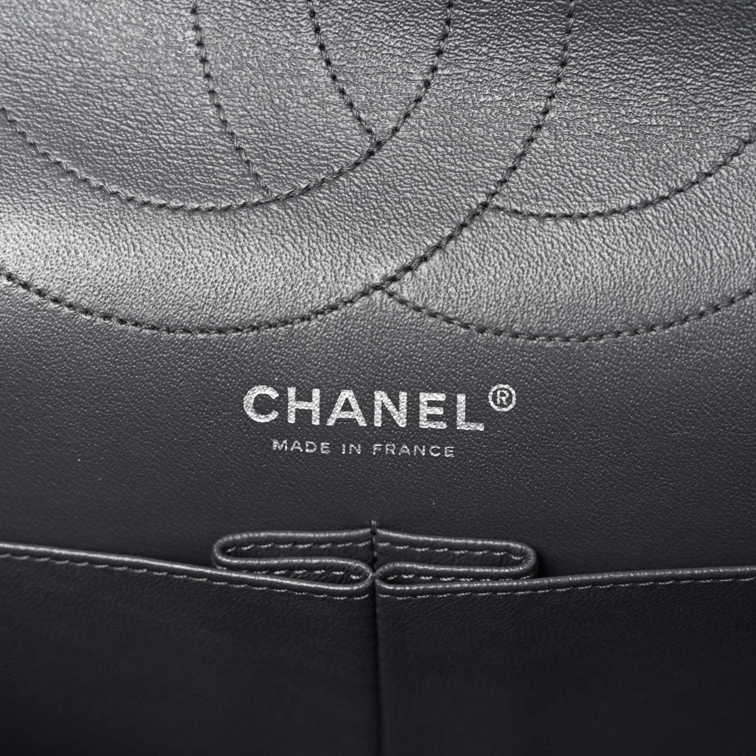 Chanel Aged Calfskin Quilted 2.55 Reissue 227 Flap Dark Grey 6 of 10