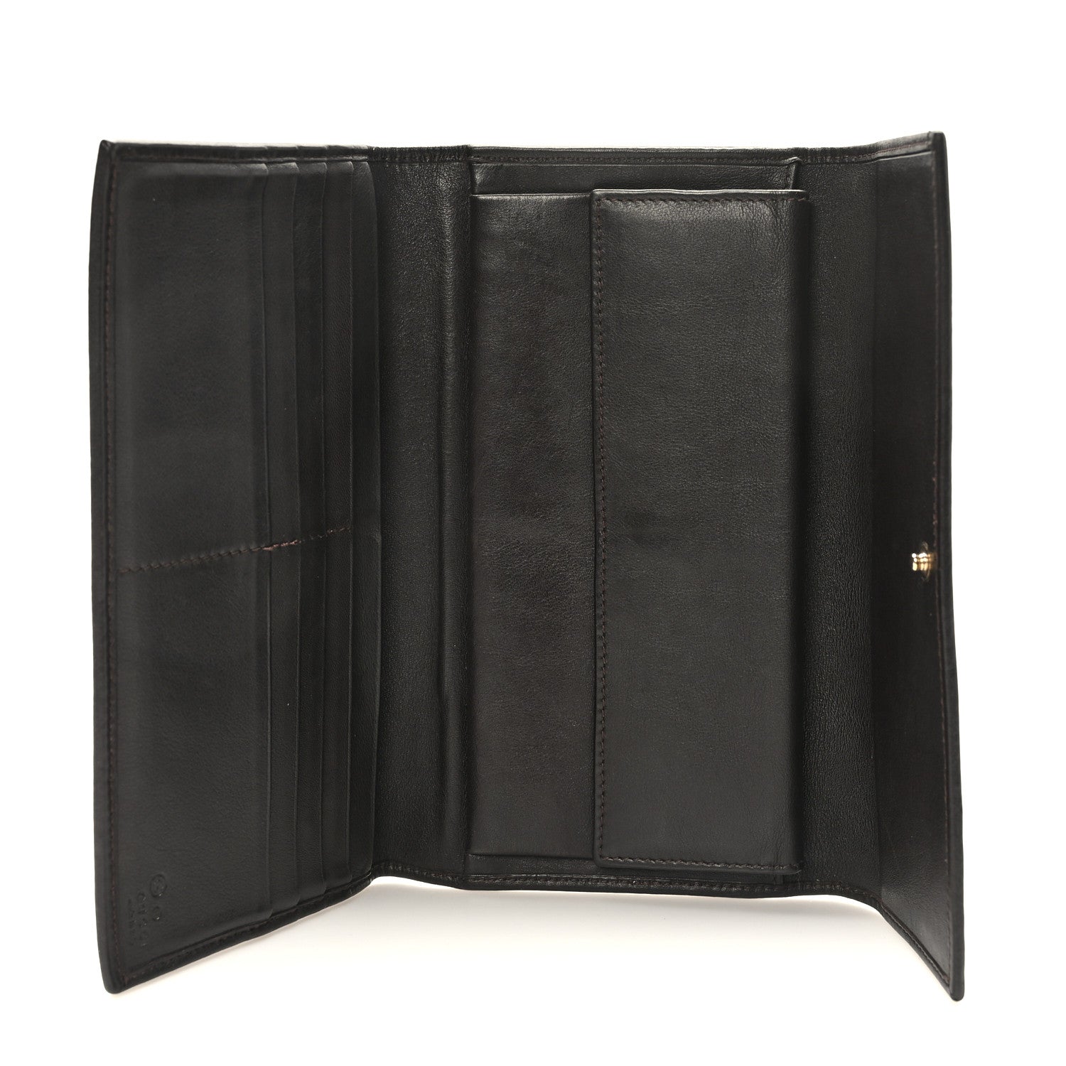 Gucci Signature Monogram Continental Wallet Black 5 of 7